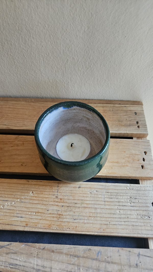 Bowl - Green and Beige - Image 2